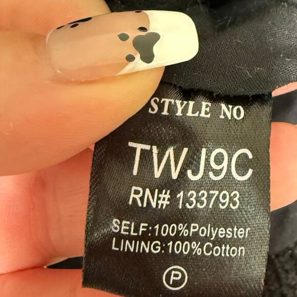 POL Super Plush Faux Fur Star Pullover Hoodie - Picture 5 of 7